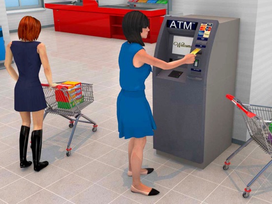 Hypermarket Cashier Game 3D screenshot 3