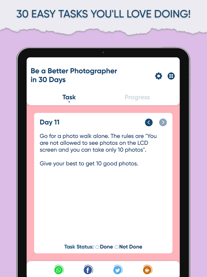 Better Photographer in 30 Days