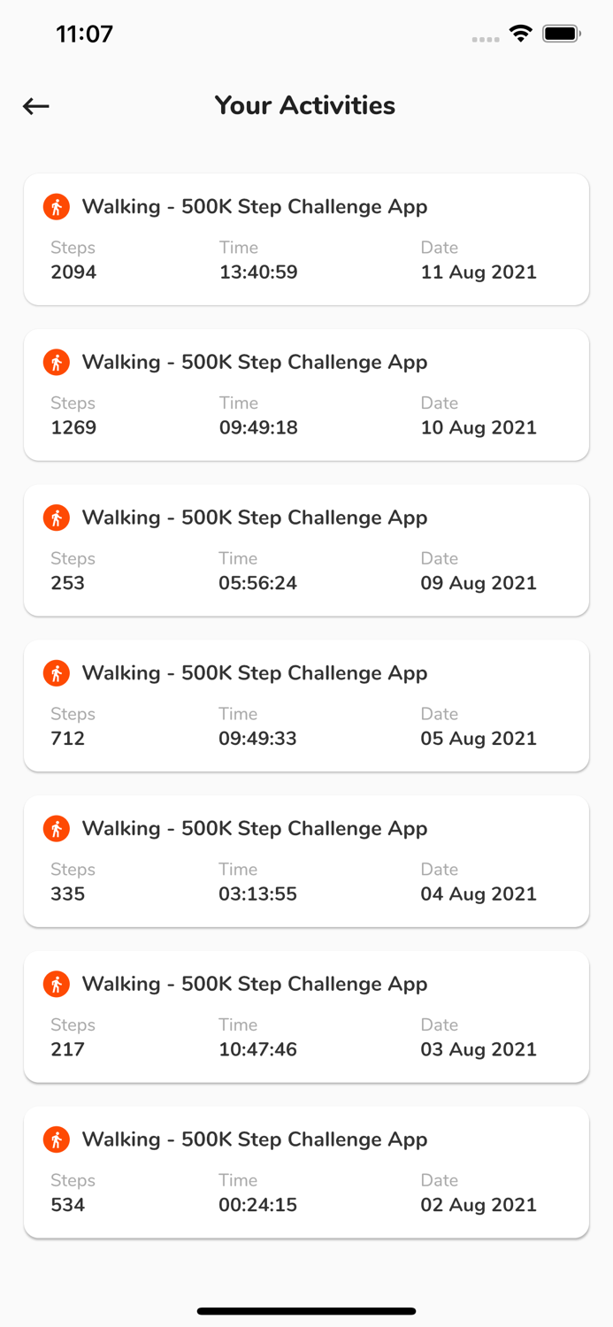 500K Step Challenge