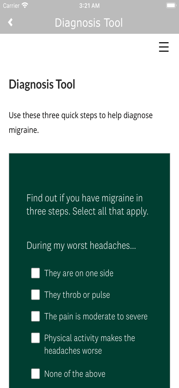 Primary Care Migraine© NHF