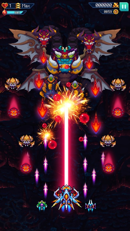 Galaxiga - Classic 80s Arcade screenshot-5