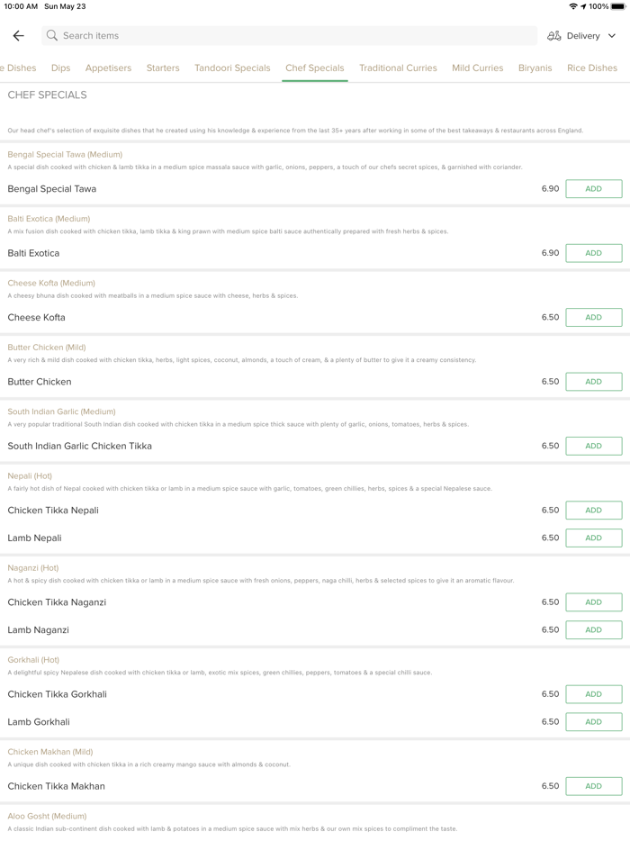 Bengal Spice Machester