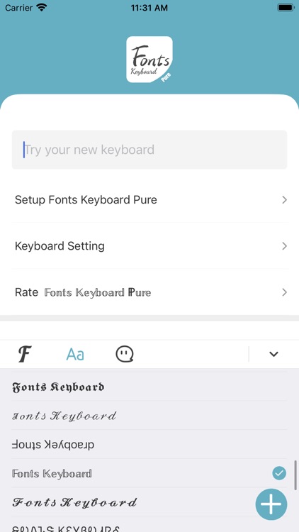 Fonts Keyboard Pure screenshot-4
