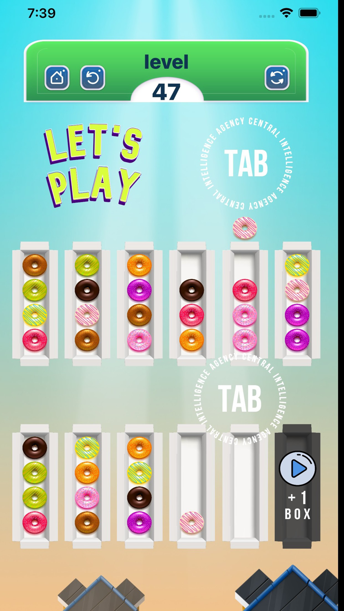 Donut Puzzle Sorting Game