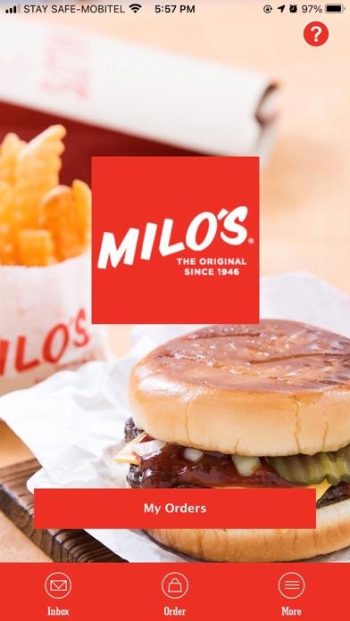 How to cancel & delete Milo's Hamburgers from iphone & ipad 1