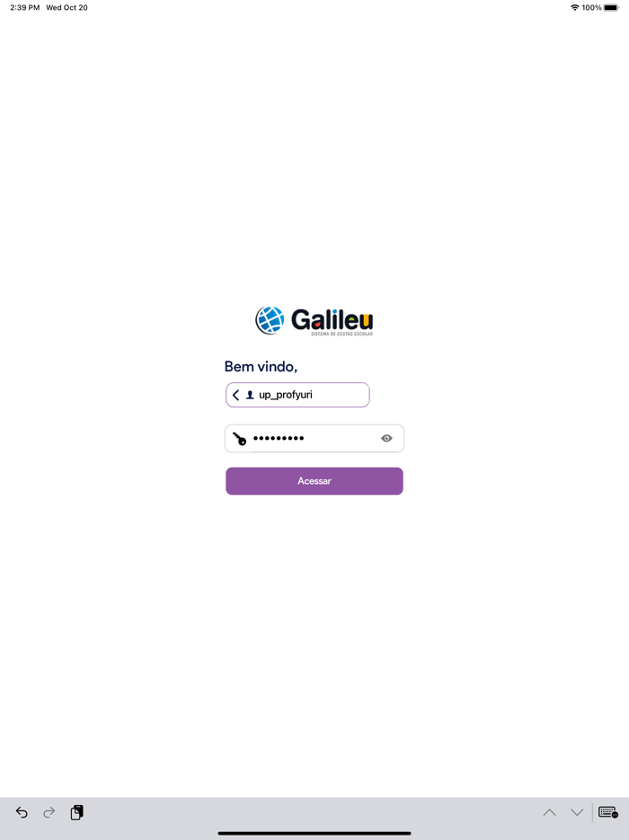 Galileu - App Professor