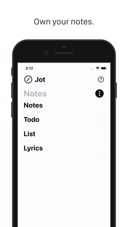 Jot / Notes screenshot-3