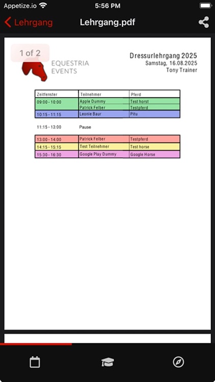 EquestriaEvents Planner