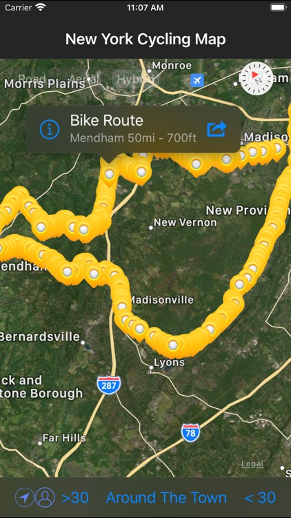 New York Cycling Map