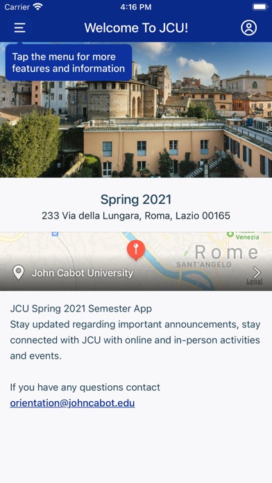 John Cabot University screenshot 2