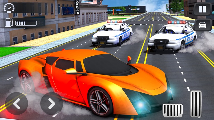 Police Chase Gangster Car Race screenshot-3