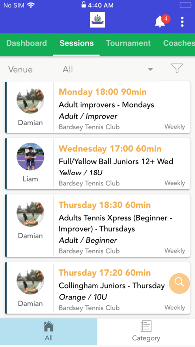 Bardsey Tennis Club screenshot 3