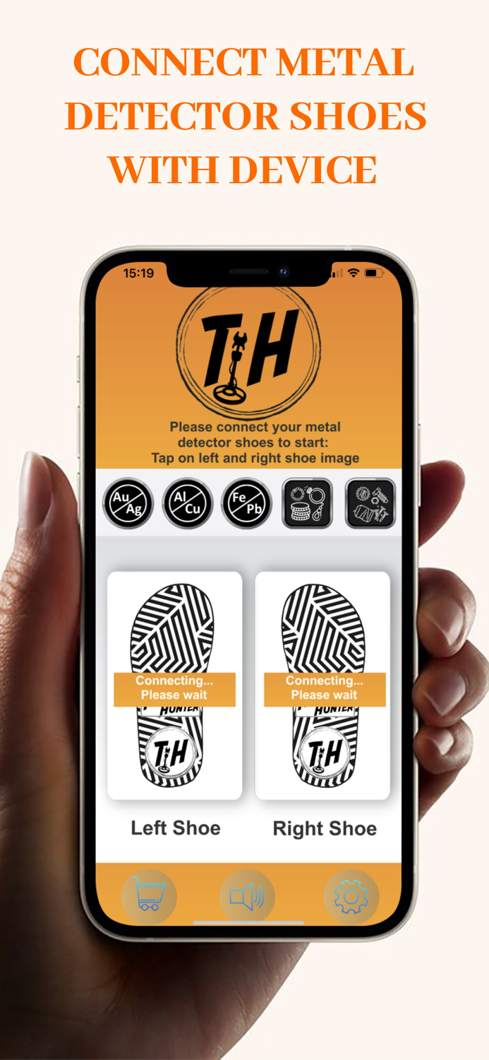 Giày dò kim loại