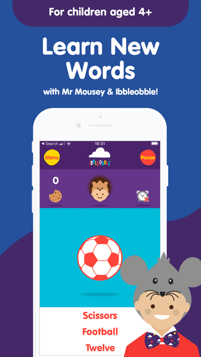 How to cancel & delete Words for Kids : Ibbleobble from iphone & ipad 1