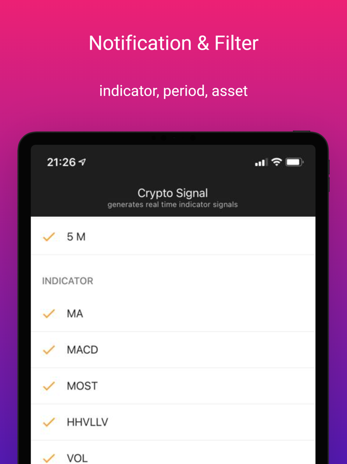 Crypto Signal Realtime
