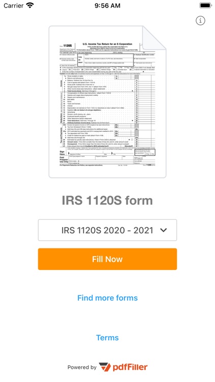 1120S Form