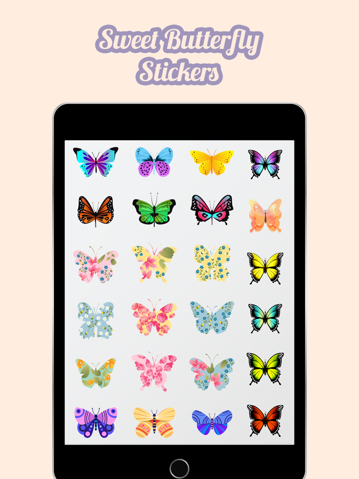 Sweet Butterfly Stickers