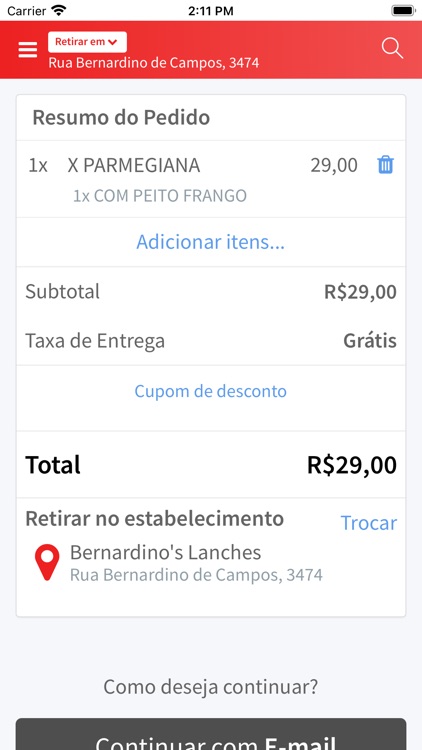 Bernardinos Lanches Oficial screenshot-5
