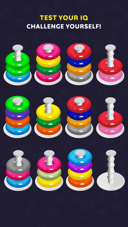 Color Hoop Stack Puzzle screenshot-3