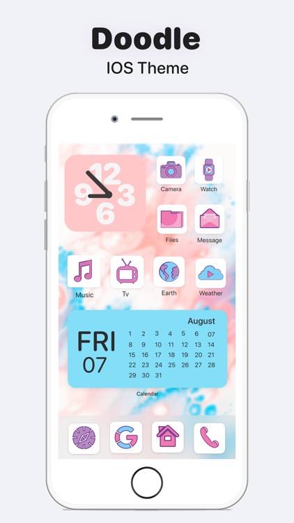 Colorful Widget go home screen screenshot-3