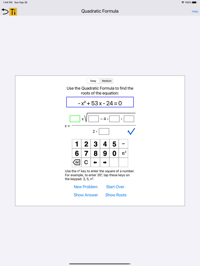 Practice Basic Algebra