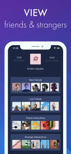 Captura de Pantalla 2 xView Followers Tracker Report iphone