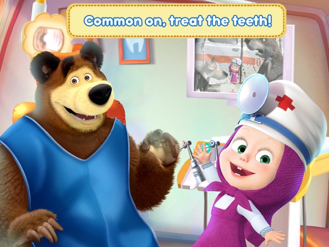 Masha and the Bear Dentist on the App Store