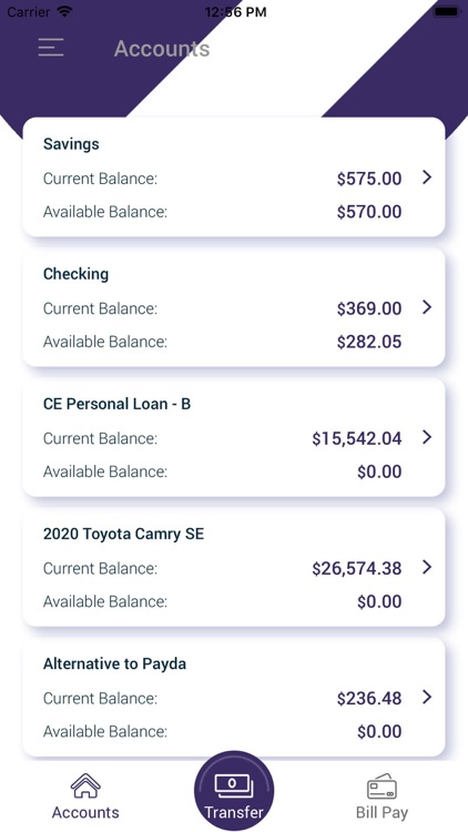 Cabot CCU Mobile Banking
