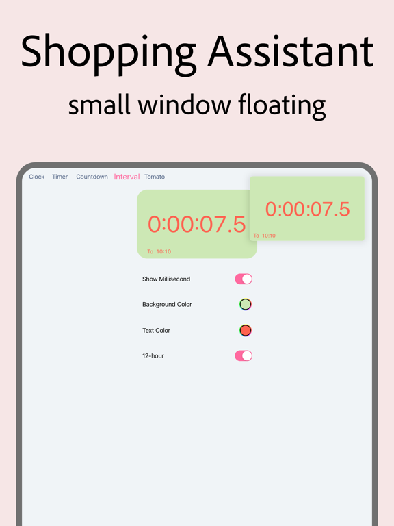 Top Clock - Floating Clock screenshot 3