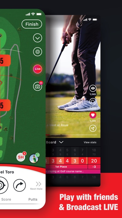 Golf GPS GolfNatic Scorecard