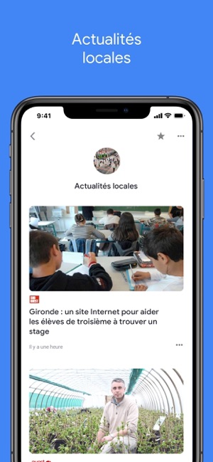 Google Actualites Dans L App Store