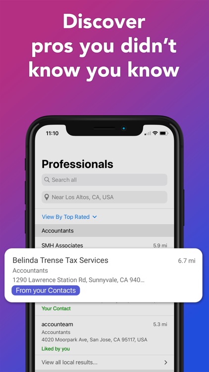 ContactsApp: Local Pros Finder screenshot-4