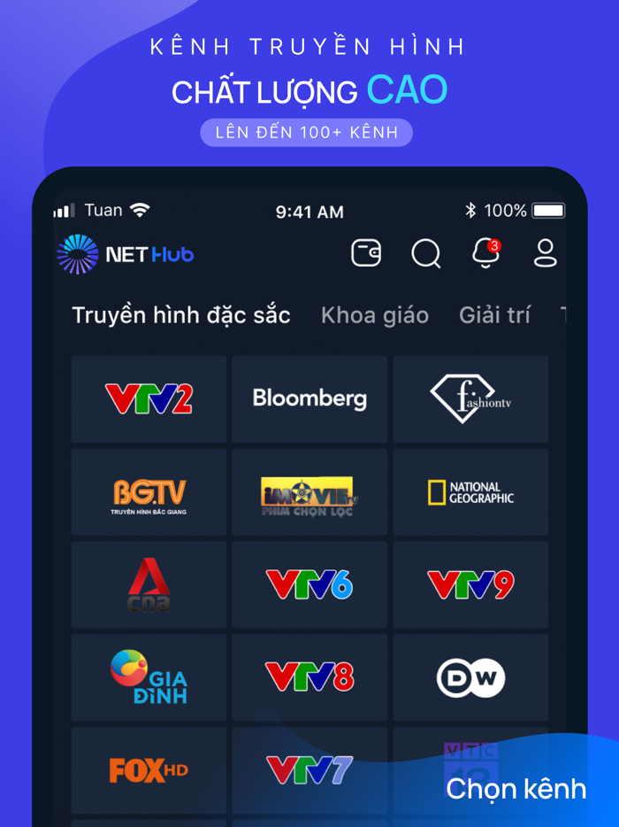 NETHub-Truyền hình  giải trí