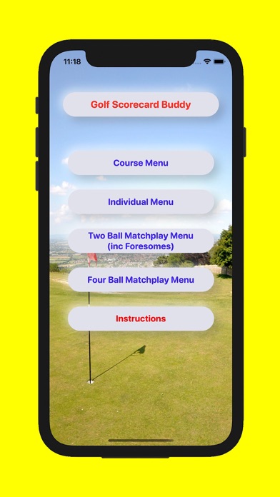 Screenshot #1 pour Golf Scorecard Buddy