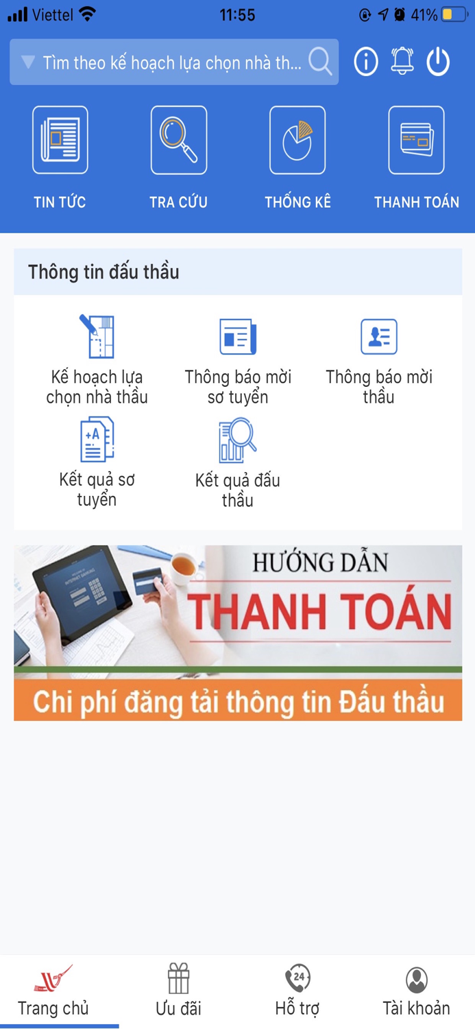 Mua Sắm Công Mạng Đấu Thầu