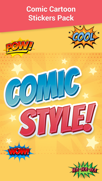 How to cancel & delete Comic Cartoon Stickers from iphone & ipad 1