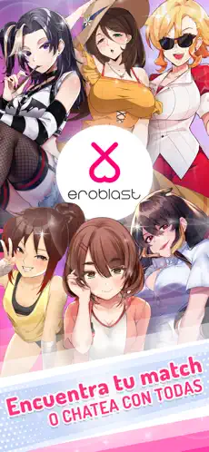 Screenshot 1 Eroblast — Waifu Dating Sim iphone