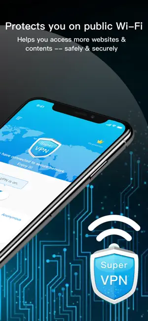 Screenshot 2 Super VPN - Secure VPN Proxy iphone