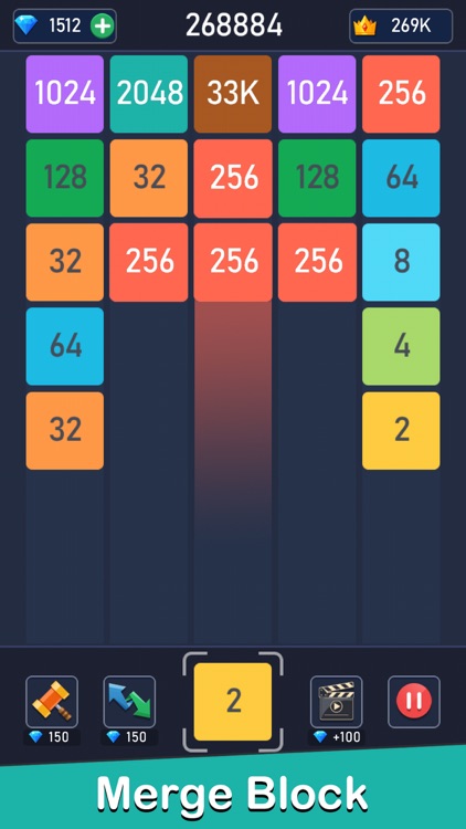 X2 Blocks: 2048 Number Match on the App Store