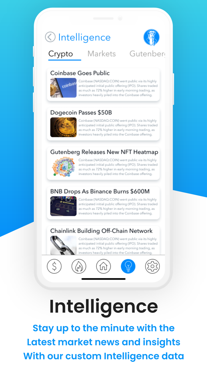 Gutenberg Crypto Trade Signal