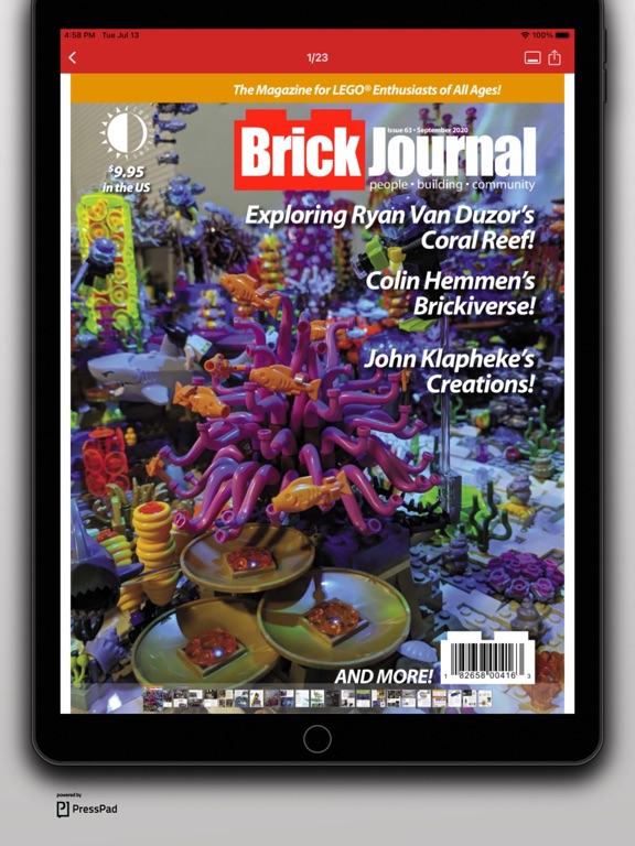 BrickJournal LEGO Fan Magazine App Price Drops