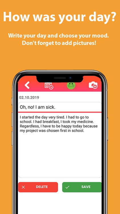 Diary with fingerprint lock screenshot-3