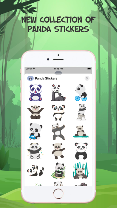 Lovely  Panda Emojis screenshot 2