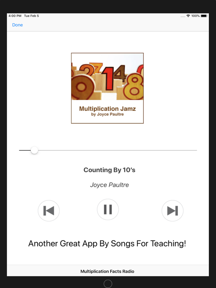 SFT Muliplication Facts