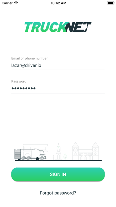 Trucknet App screenshot 2