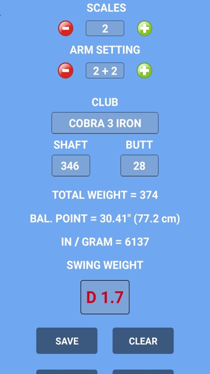 Smart Swingweight System