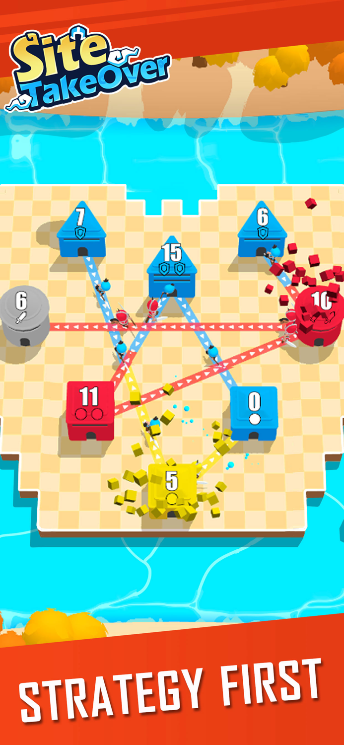 Site Takeover-strategy io game