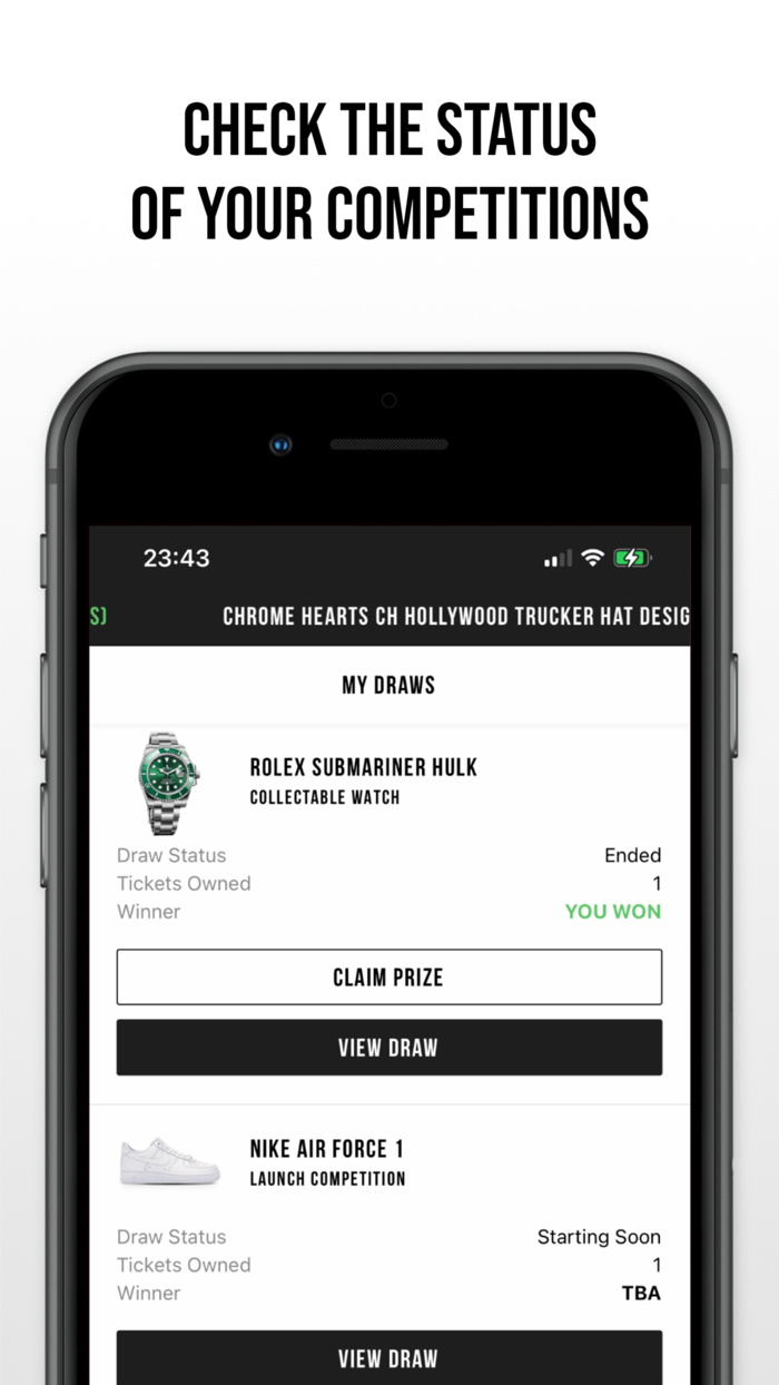 Chance - Competitions