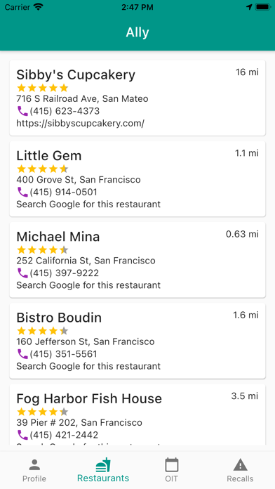 Ally - Allergy Assistant PC 용