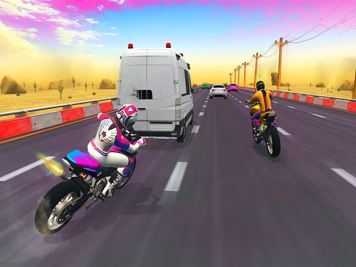 Highway Racing Bike Rider Dash